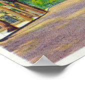 Bovenste hoofdstraat Uitzicht van koloniale beestj Poster (Hoek)