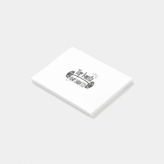 Bovenste knoppen en pekels post-it® notes (Schuin)