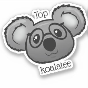 Bovenste koolattesticker sticker
