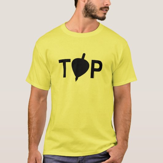 BOVENSTE LABEL T-SHIRT (Voorkant)