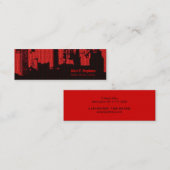 Bovenste LED Horizontale Skinny Mini Visitekaartje (Voorkant / Achterkant)