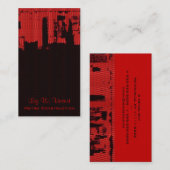 Bovenste LED in het centrum Visitekaartje (Voorkant / Achterkant)