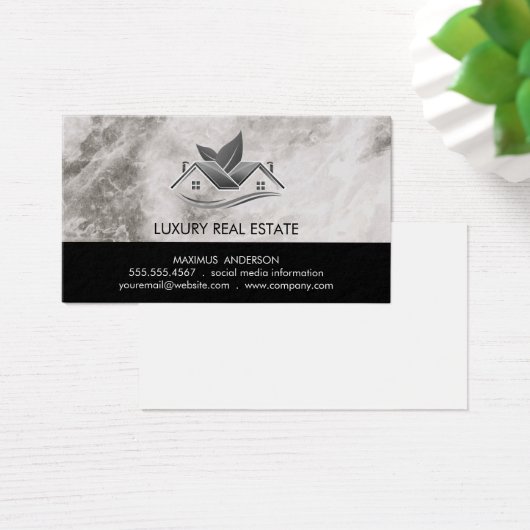 Bovenste marmer van de dakbedekking voor onroerend visitekaartje (Bureau)