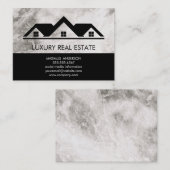 Bovenste marmer van de dakbedekking voor onroerend visitekaartje (Voorkant / Achterkant)