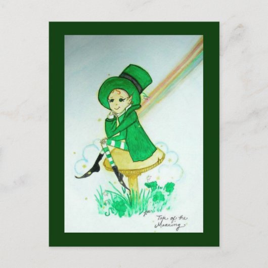 Bovenste O' s 's Morning Briefkaart (Voorkant)