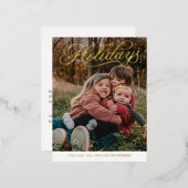 Bovenste ondertitel Prettige feestdagen Folie vaka (Voorkant / Achterkant)