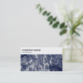 Bovenste paneel - Blauw Visitekaartje in de herfst (Staand voorkant)