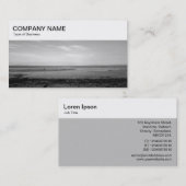 Bovenste paneel - Ernstig estuarium BW-Visitekaart Visitekaartje (Voorkant / Achterkant)