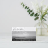 Bovenste paneel - Ernstig estuarium BW-Visitekaart Visitekaartje (Staand voorkant)