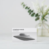 Bovenste paneel - Flying Saucer BW Visitekaartje (Staand voorkant)