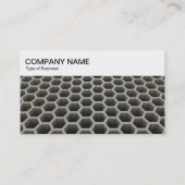 Bovenste paneel - Honeycomb Perspective Warm Busin Visitekaartje (Voorkant)