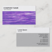 Bovenste paneel - Paarse interferentie-Visitekaart Visitekaartje (Voorkant / Achterkant)