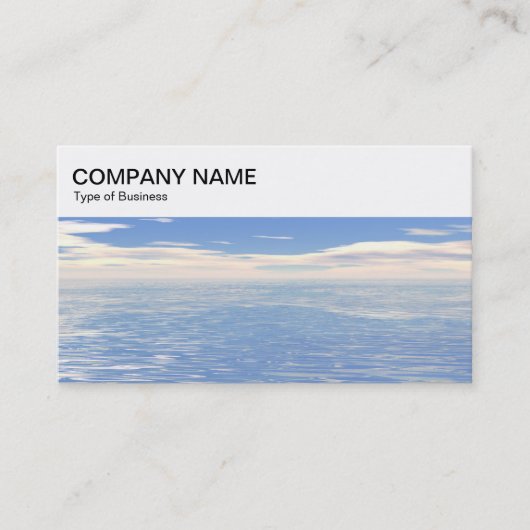 Bovenste paneel - Zee en Sky 07 Visitekaartje (Voorkant)