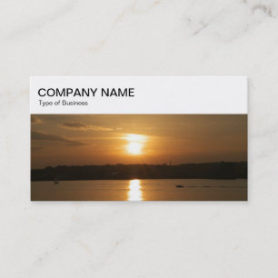 Bovenste paneel - Zonneplaat boven Cardiff Bay-Vis Visitekaartje