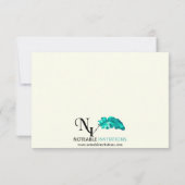 Bovenste petten en Stropdassen Gay Weddenschap Inv Kaart (Achterkant)