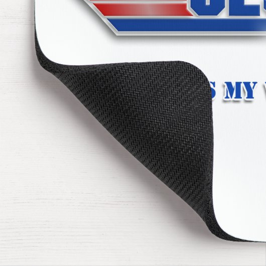 Bovenste Pistool Logo Jezus Christus Wingman Movie Muismat (Hoek)