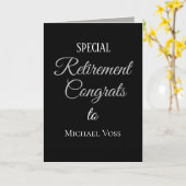 Bovenste pluis! Aangepaste pensioenkaart Kaart (Gele Bloem)