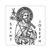 Bovenste romp van St. Joseph (Detail; DT 01) Rubberstempel (Afrduk)