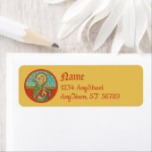 Bovenste romp van St. Joseph (Detail; VVP 09) Labe Etiket (Insitu)