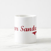 Bovenste Sandusky Ohio Classic Design Koffiemok (Center)