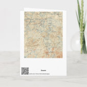 Bovenste Saranac Lake Detail van Old Topographic M Kaart (Achterkant)