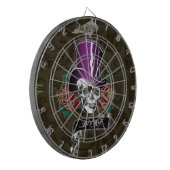 Bovenste schaatschedel en roven dartbord (Voorkant Links)