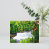 Bovenste schiereiland Tahquamenon Herfsten Briefkaart (Staand voorkant)