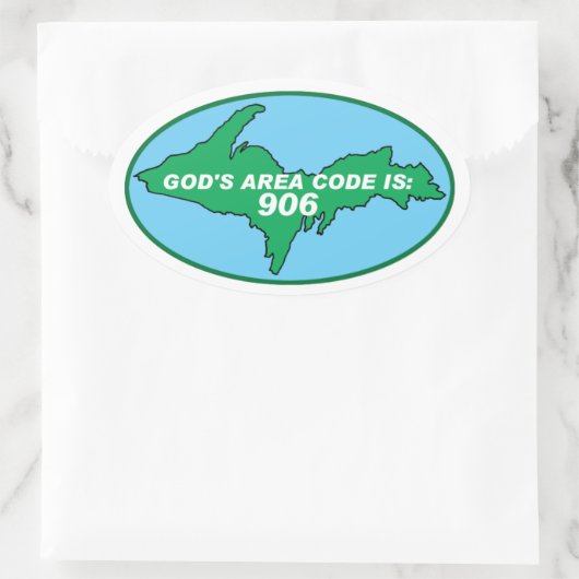 BOVENSTE SCHIEREILAND VAN MICHIGAN YOOPER STICKERS (Tas)