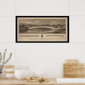 Bovenste Schuylkill Covered Bridge Philadelphia PA Poster (Keuken)