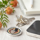  bovenste Sleutelhanger schedel (Zijkant)