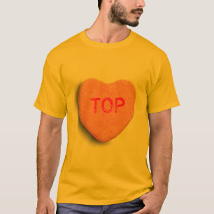 Bovenste Snoep hart T-shirt