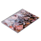 Bovenste strand van het meer onder water notitieboek (Linkerzijde)