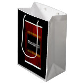 Bovenste stroom medium cadeauzakje (Voorkant Gekanteld)