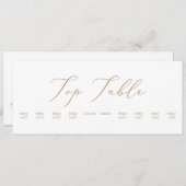 Bovenste tabel met de 'Delicate Gold Hanging Seati (Voorkant / Achterkant)