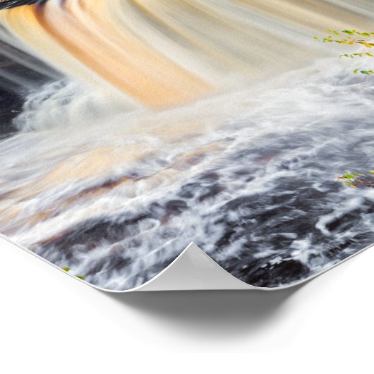 Bovenste Tahquamenon-Herfsten in het najaar van he Poster (Hoek)