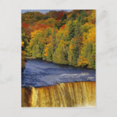 Bovenste Tahquamenon Herfsten in UP Michigan in Briefkaart (Voorkant)