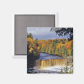 Bovenste Tahquamenon-Herfsten in UP Michigan in he Magneet (Voorkant / Achterkant)