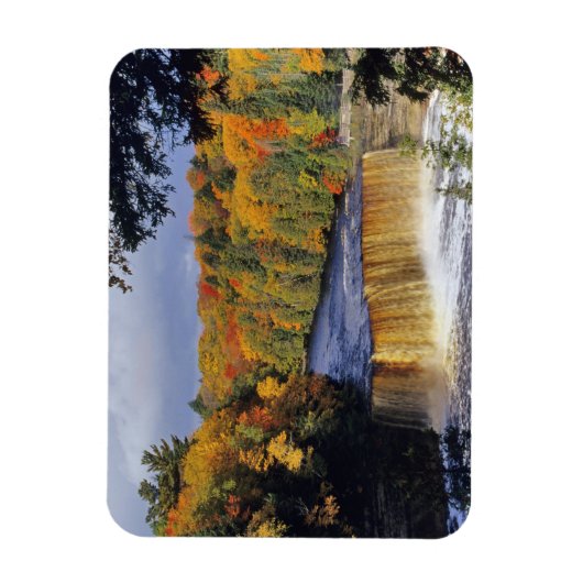 Bovenste Tahquamenon-Herfsten in UP Michigan in he Magneet (Verticaal)