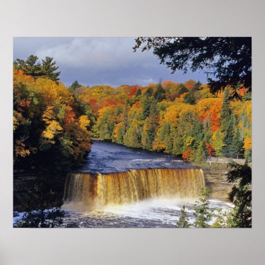 Bovenste Tahquamenon-Herfsten in UP Michigan in he Poster (Voorkant)