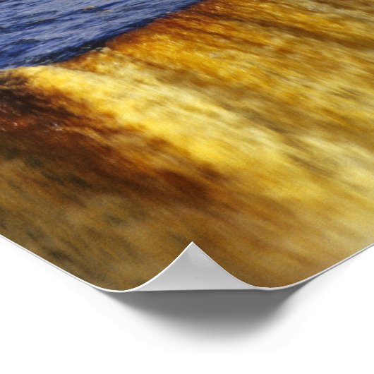 Bovenste Tahquamenon Herfsten in UP Michigan in Poster (Hoek)