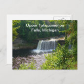 Bovenste Tahquamenon Herfsten, Michigan Briefkaart (Voorkant / Achterkant)