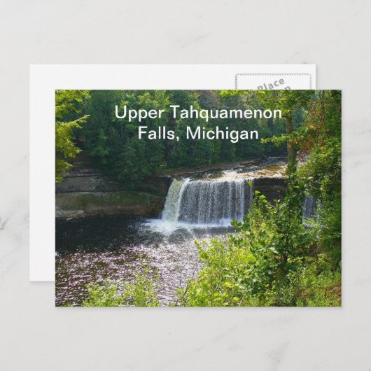 Bovenste Tahquamenon Herfsten, Michigan Briefkaart (Voorkant / Achterkant)