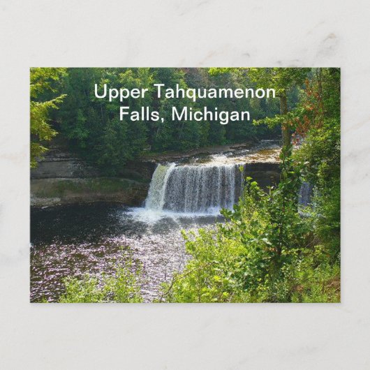 Bovenste Tahquamenon Herfsten, Michigan Briefkaart (Voorkant)