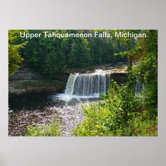 Bovenste Tahquamenon Herfsten, Michigan Poster (Voorkant)
