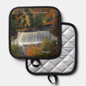 Bovenste Tahquamenon Herfsten pothouder Pannenlap (Voorkant / Achterkant)