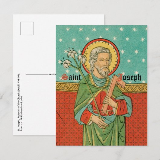 Bovenste Torso of St. Joseph (Detail; VVP 09) Briefkaart (Voorkant / Achterkant)