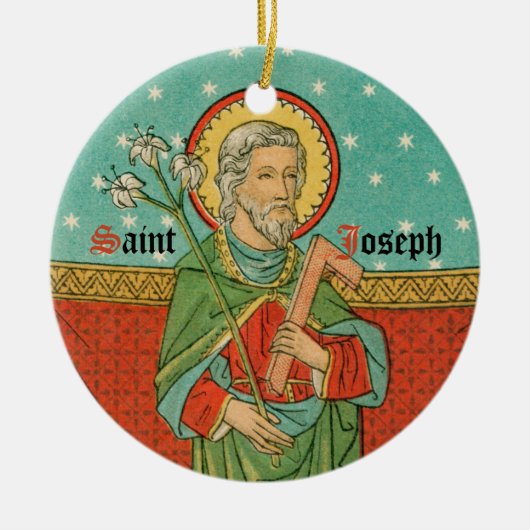 Bovenste Torso of St. Joseph (Detail; VVP 09) Keramisch Ornament (Voorkant)