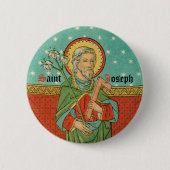 Bovenste Torso of St. Joseph (Detail; VVP 09) Ronde Button 5,7 Cm (Voorkant)