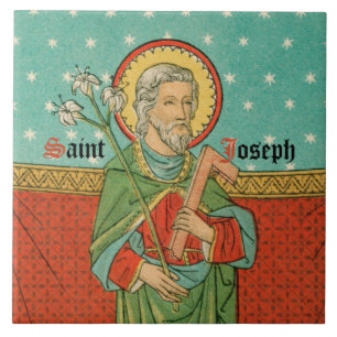 Bovenste Torso of St. Joseph (Detail; VVP 09) Tegeltje