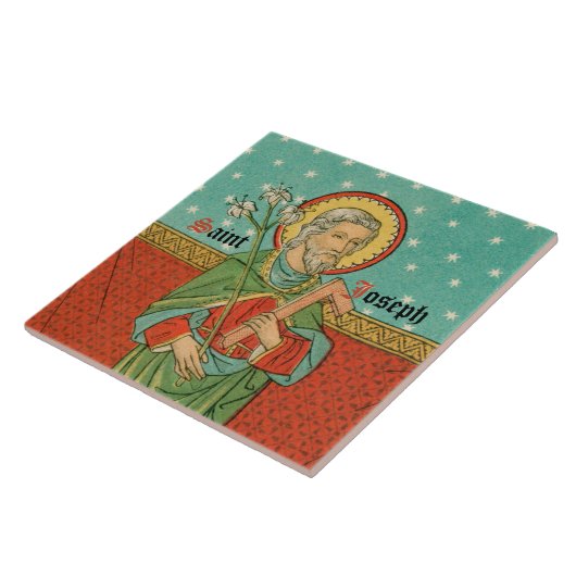 Bovenste Torso of St. Joseph (Detail; VVP 09) Tegeltje (Zijkant)